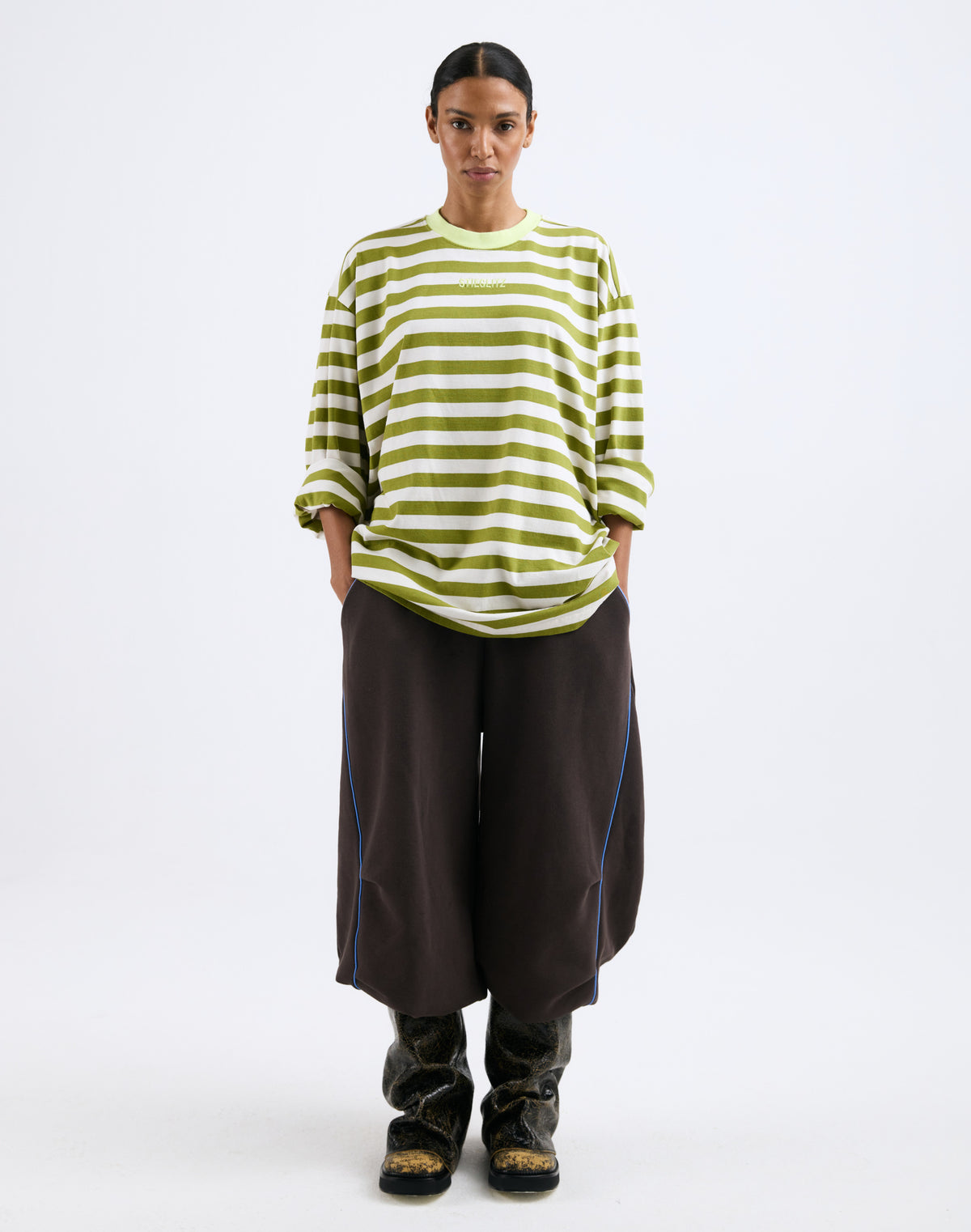 Janita Wide Skate Longsleeve | Green