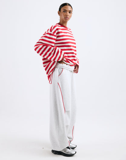 Janita Wide Skate Longsleeve | Red