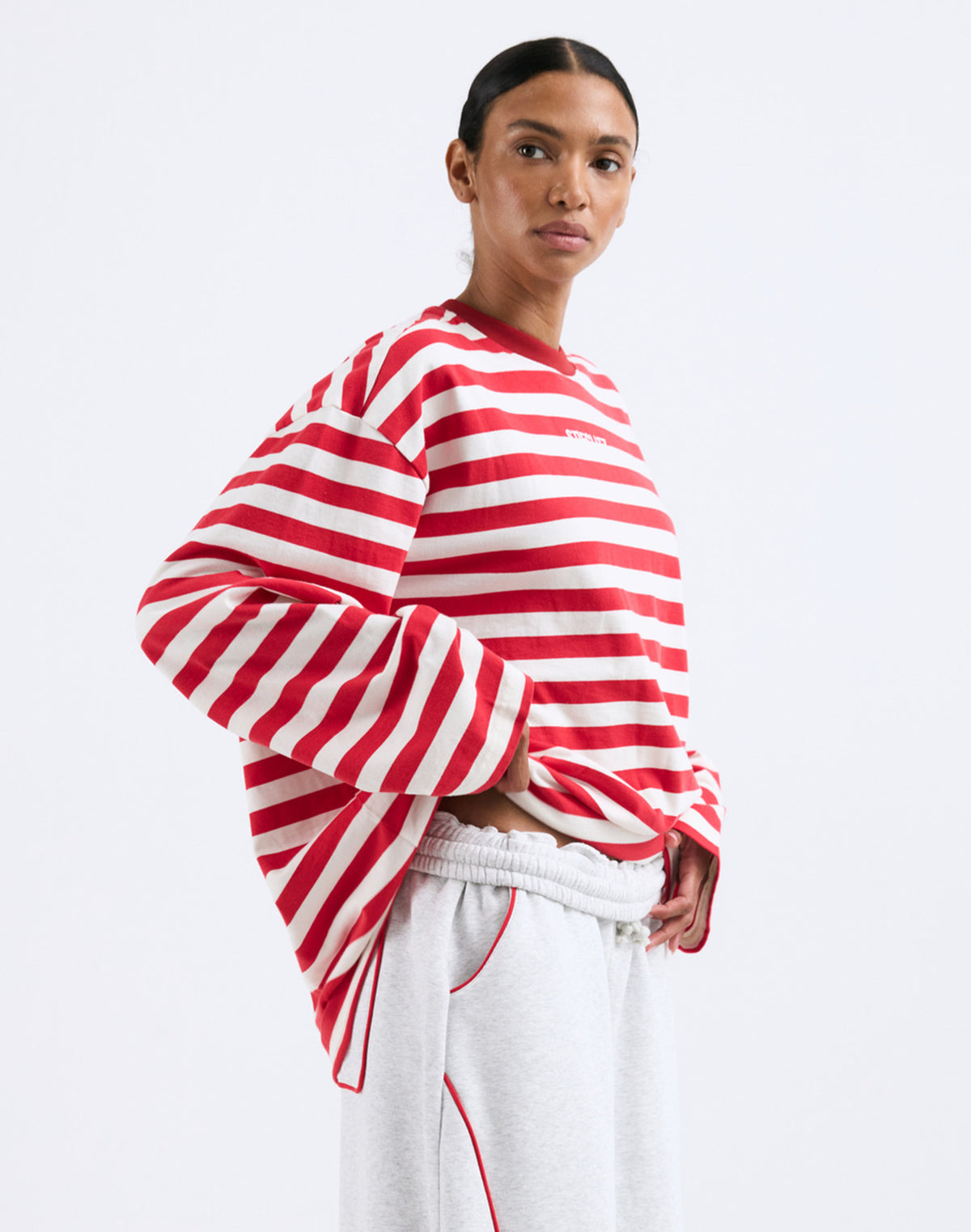 Janita Wide Skate Longsleeve | Red