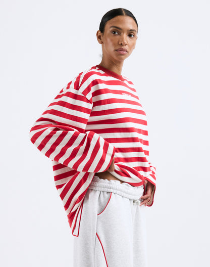 Janita Wide Skate Longsleeve | Red