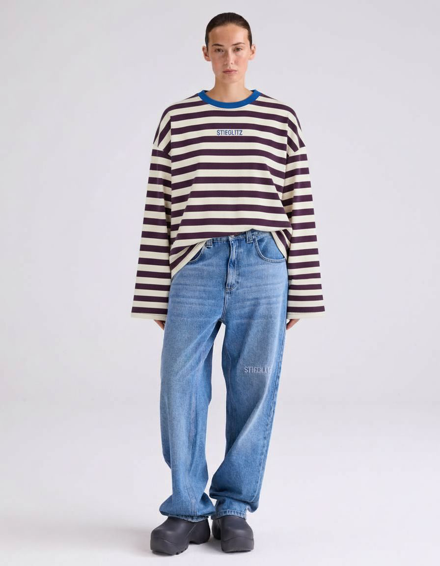 PRE-ORDER Janita Wide Skate Longsleeve | Burgundy