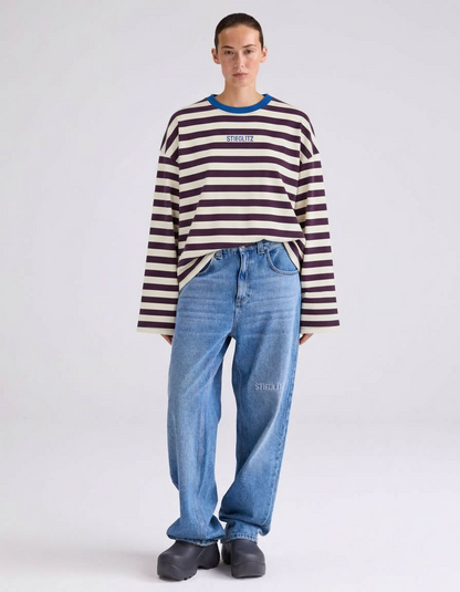 PRE-ORDER Janita Wide Skate Longsleeve | Burgundy