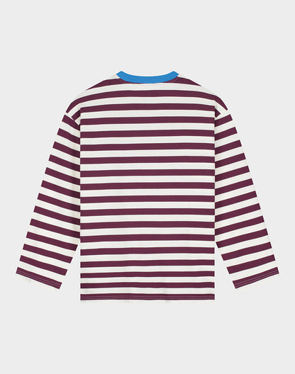 Janita Wide Skate Longsleeve | Burgundy