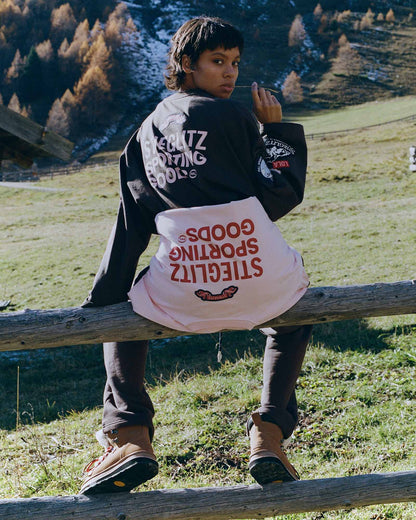 Julina Wide Skate Longsleeve | Pink