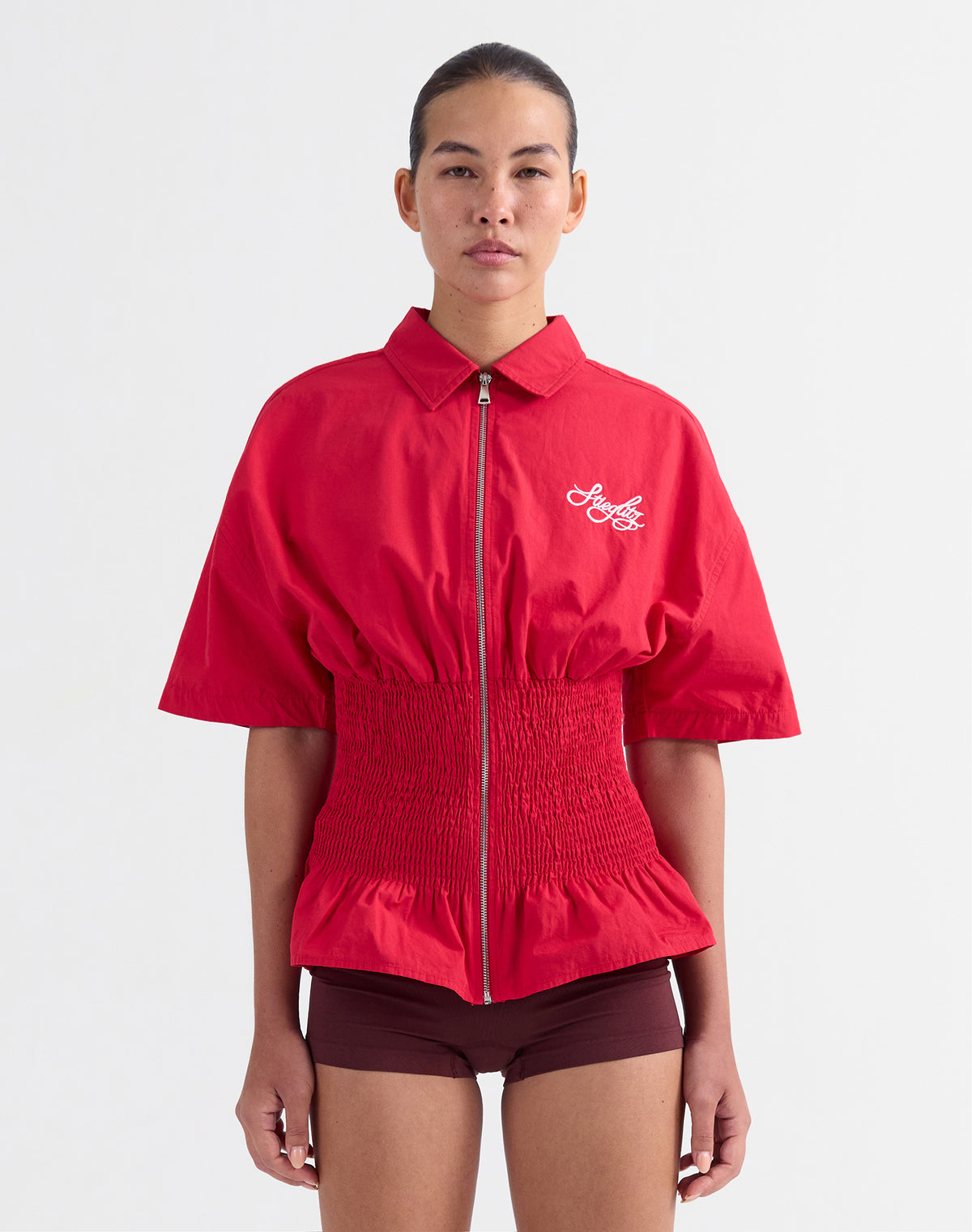 Kyla Smocked Blouse | Pink