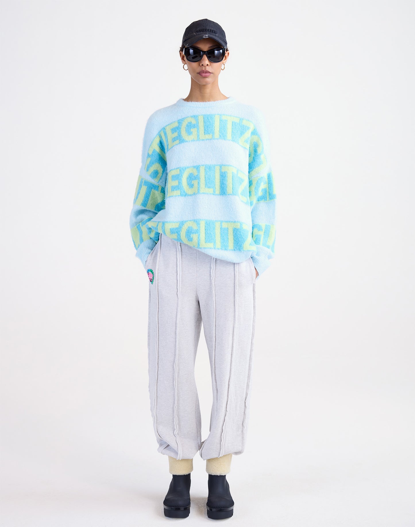 Keisa Knitted Sweater | Blue