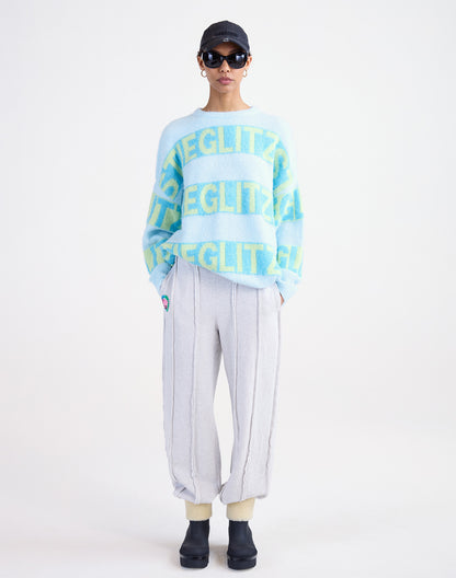 Keisa Knitted Sweater | Blue