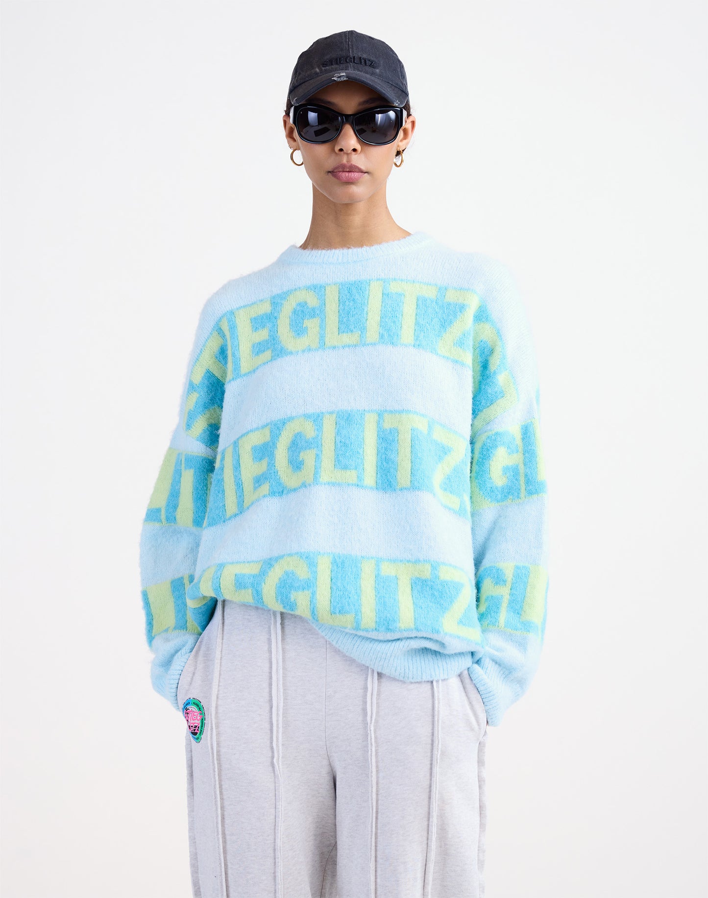 Keisa Knitted Sweater | Blue