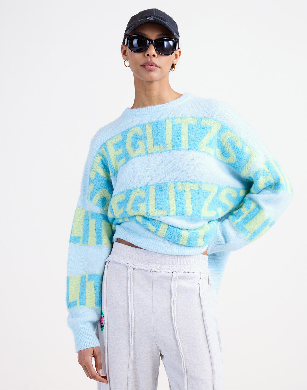 Keisa Knitted Sweater | Blue