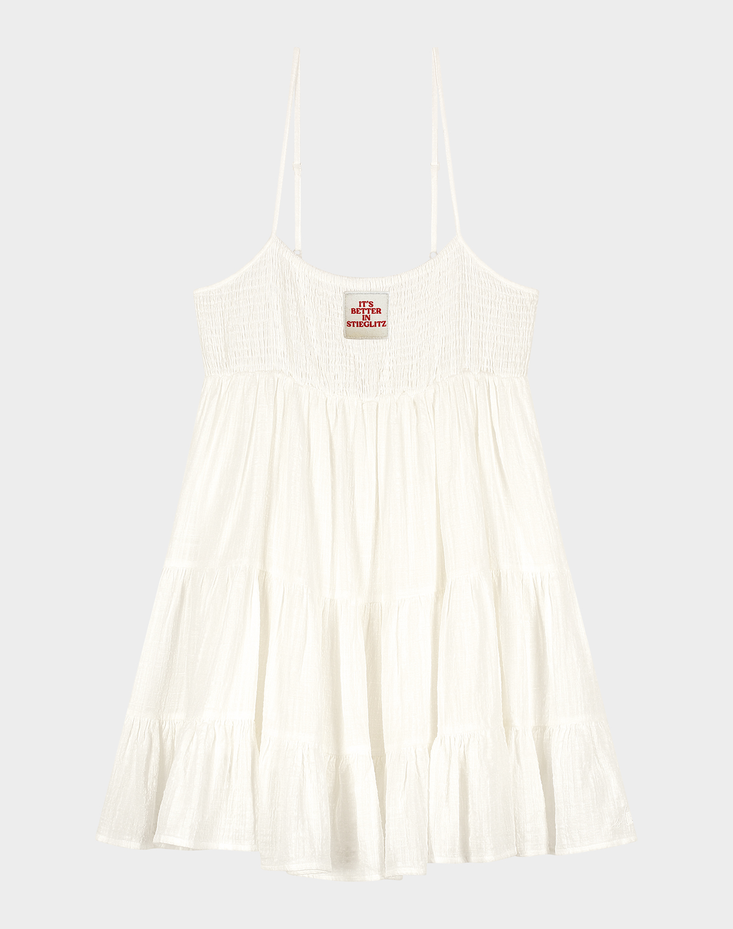 Kezia Short Dress | White