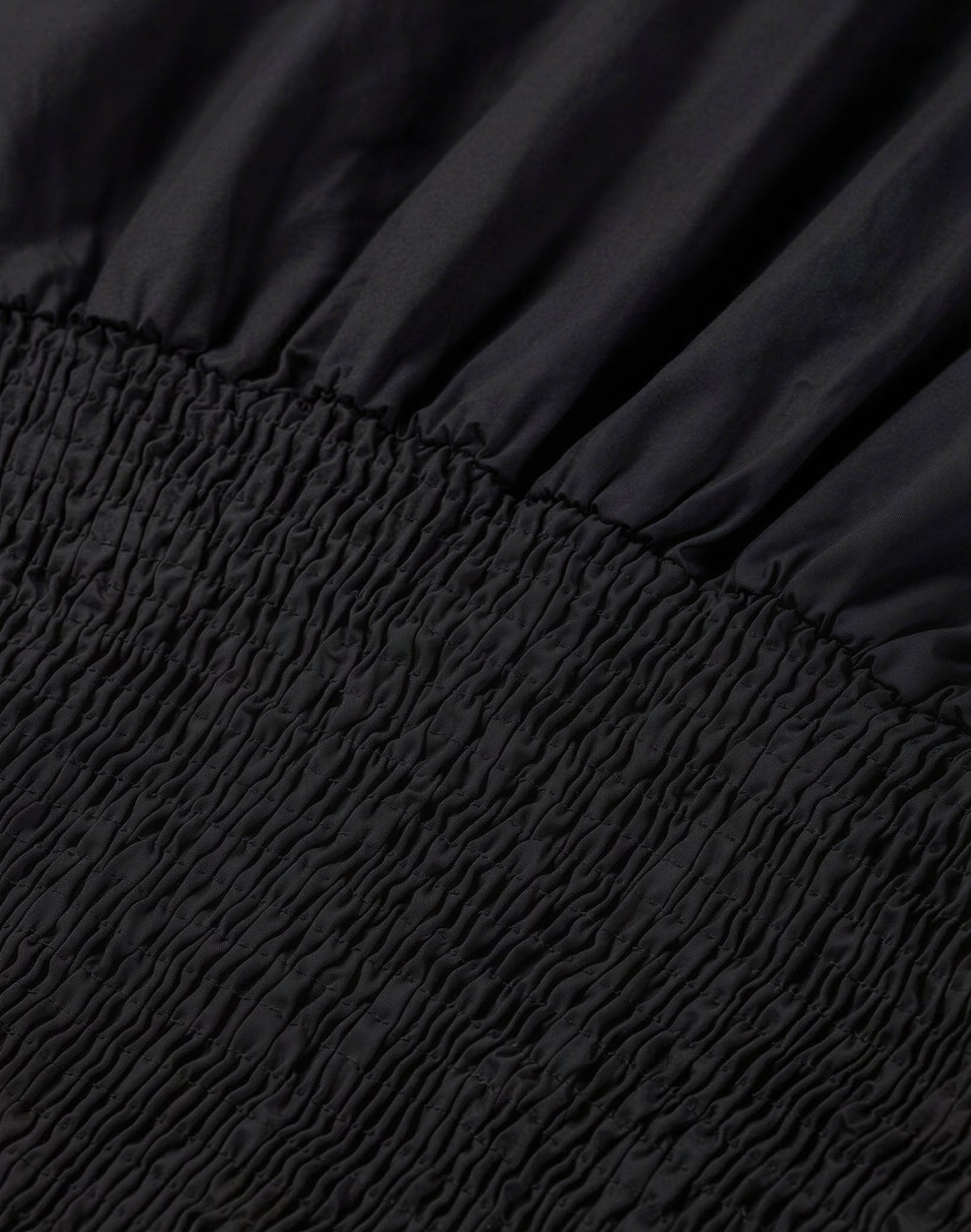 Kyla Smocked Blouse | Black