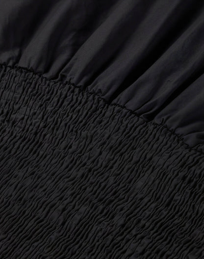 Kyla Smocked Blouse | Black