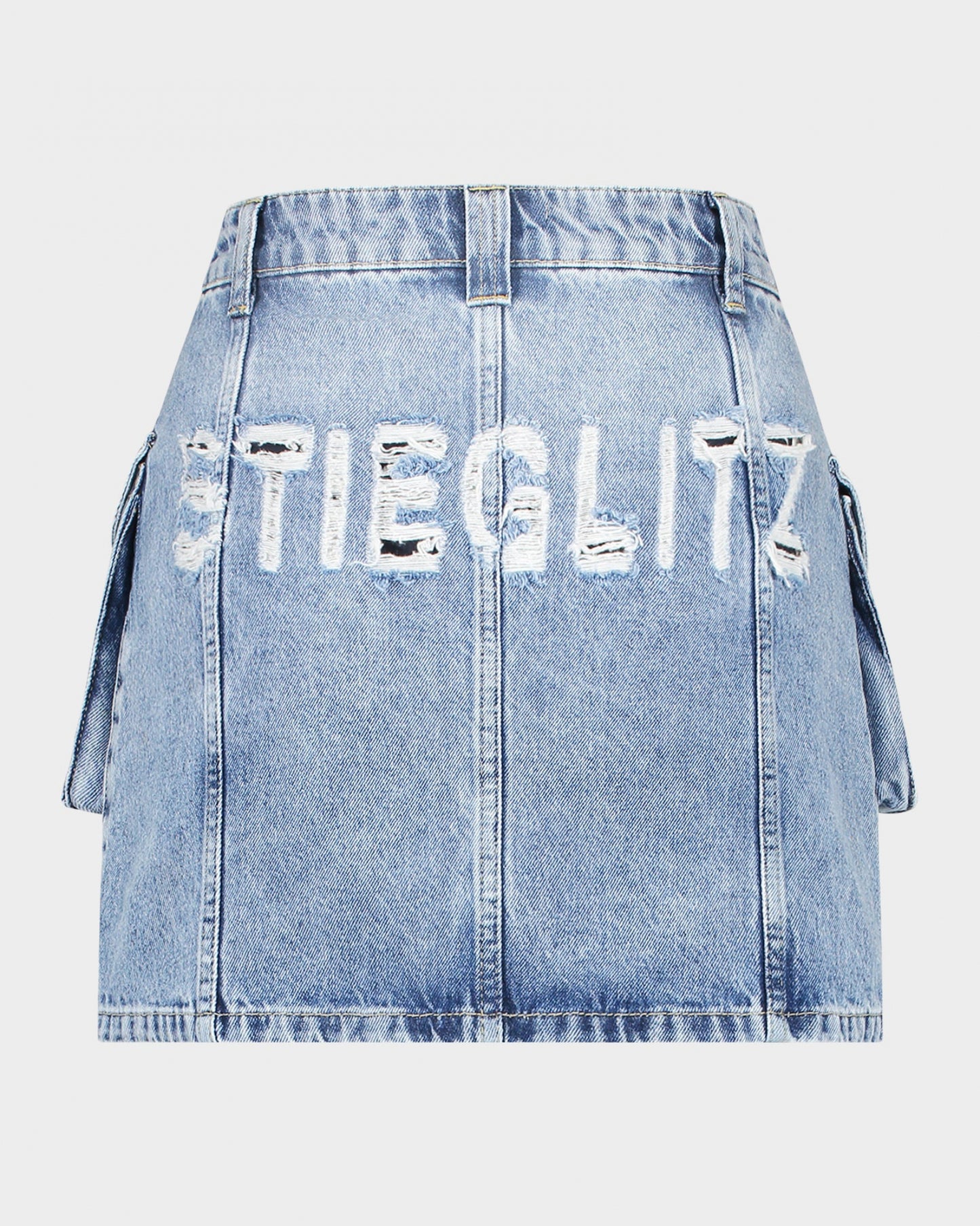 Leandro Denim Skirt | Blue