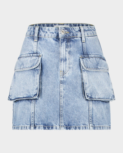 Leandro Denim Rok Blauw