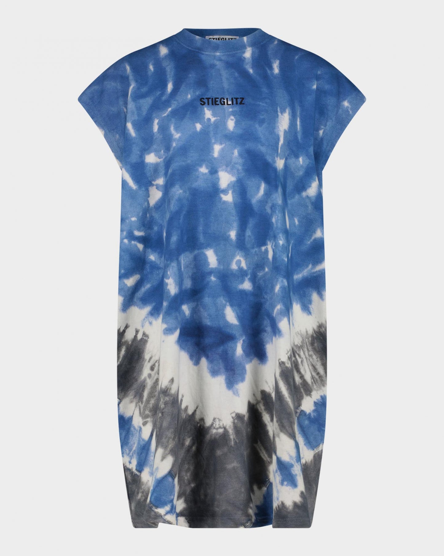 Lela Tank T-shirt Jurk Blauw