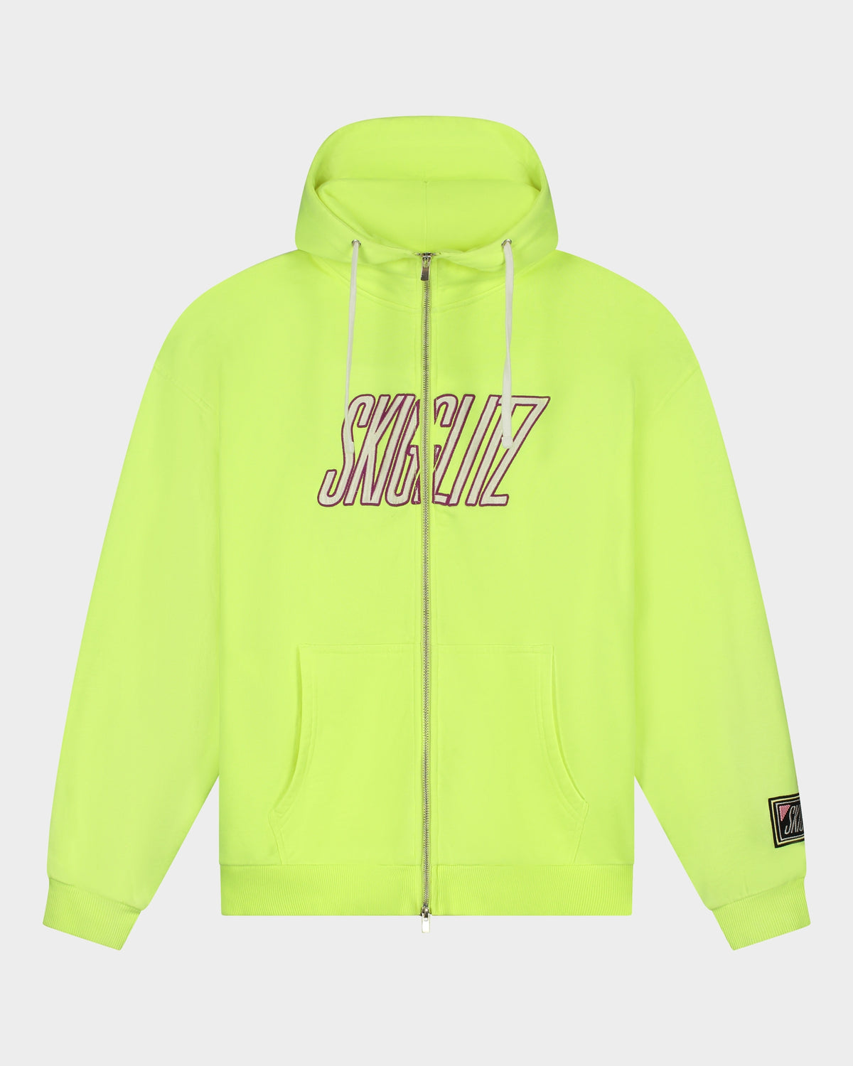 Lena Zipped Hoodie | Yellow