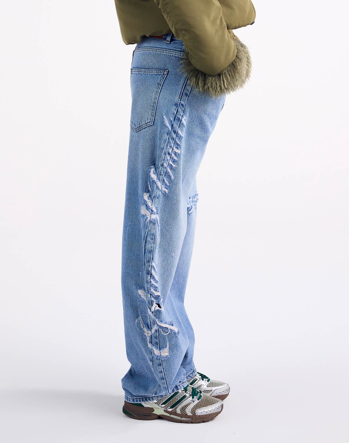 Liona Balloon Jeans | Blue