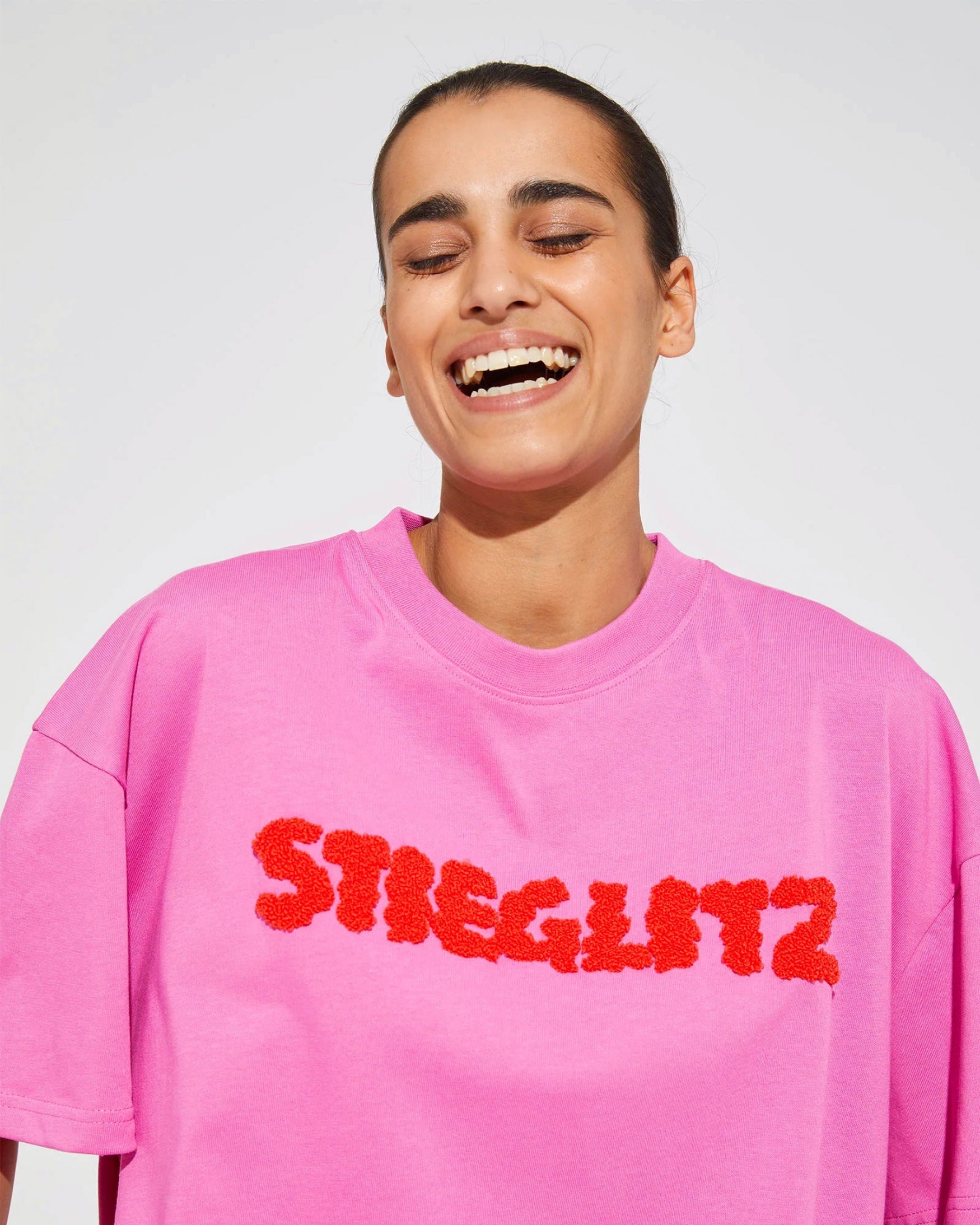 Lois Oversized T Shirt Pink STIEGLITZ