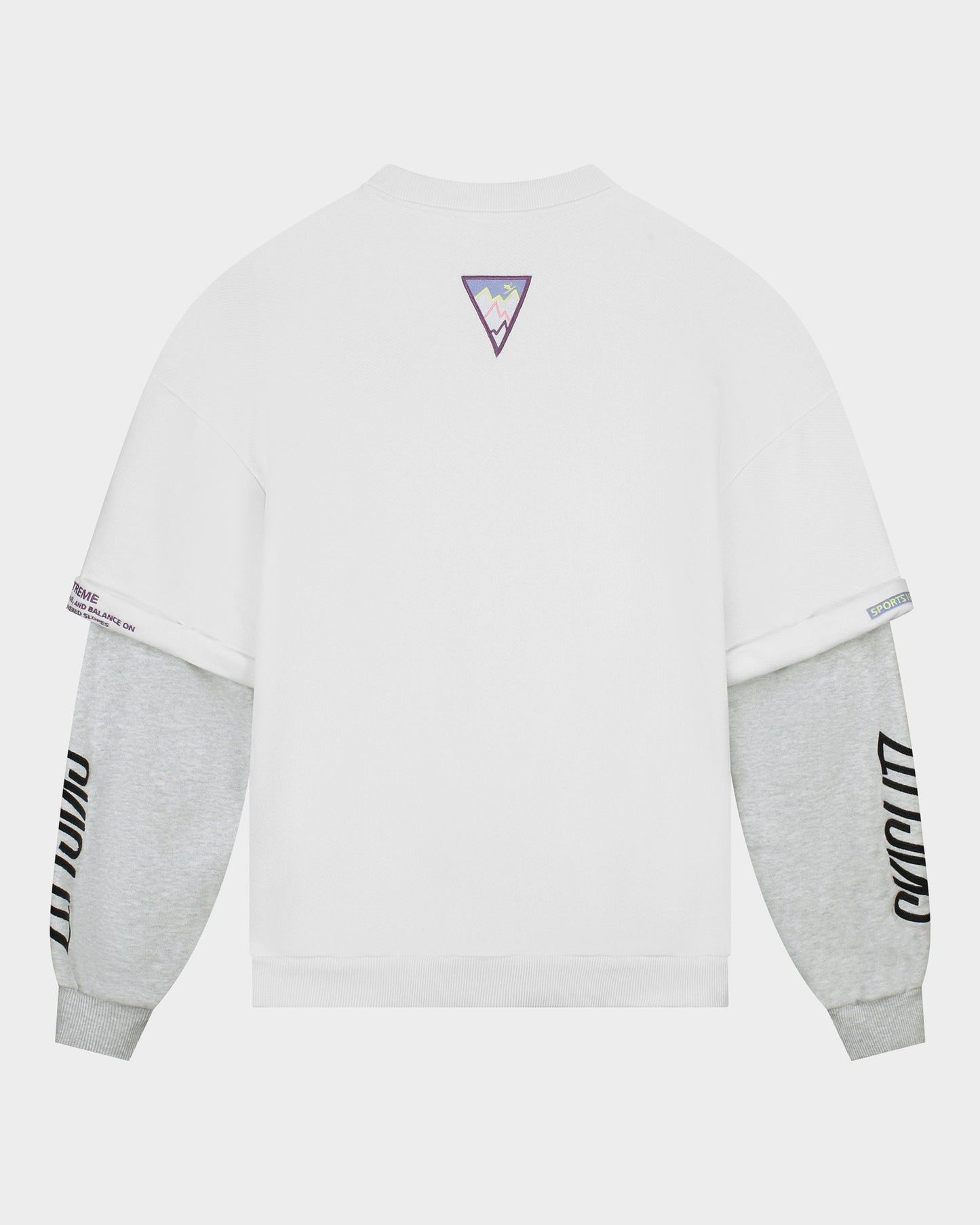 Loren Double Sleeve Sweater | White