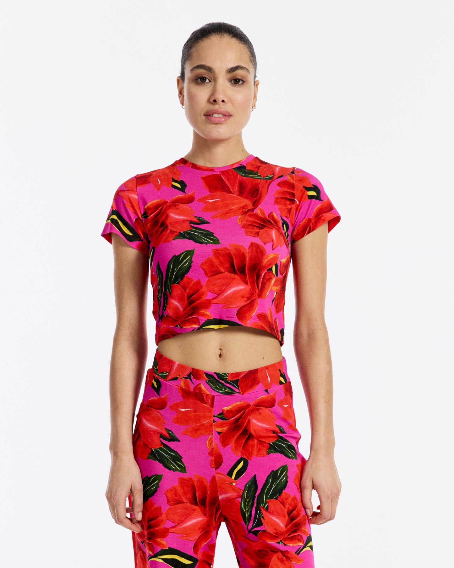 Marie Cropped Top | Red