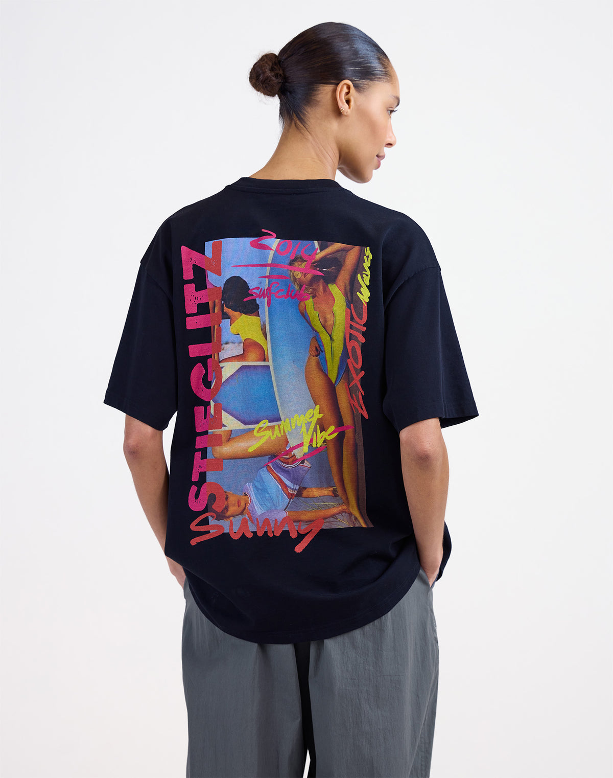 Ceira Oversized T-shirt | Black