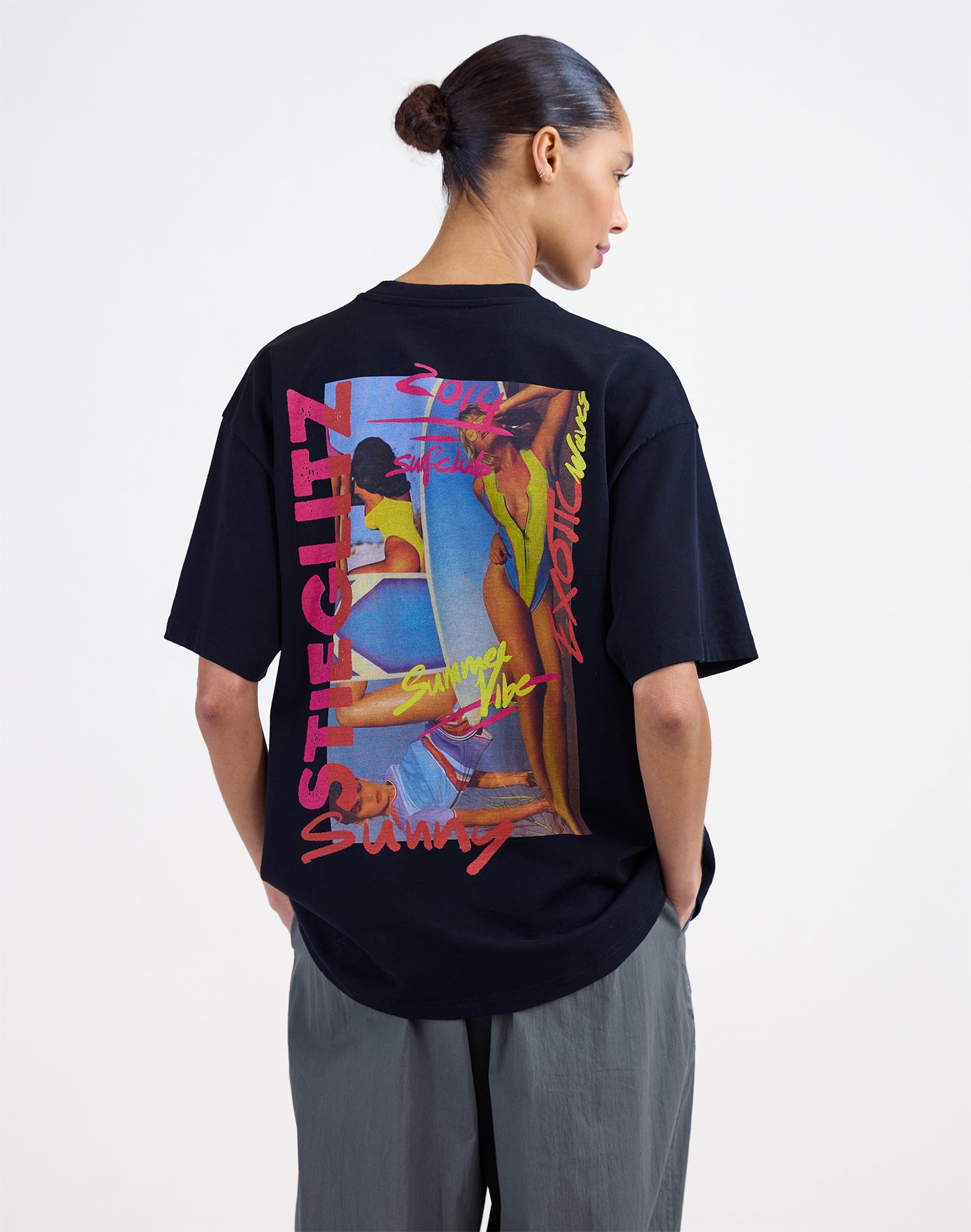 Ceira Oversized T-shirt | Black