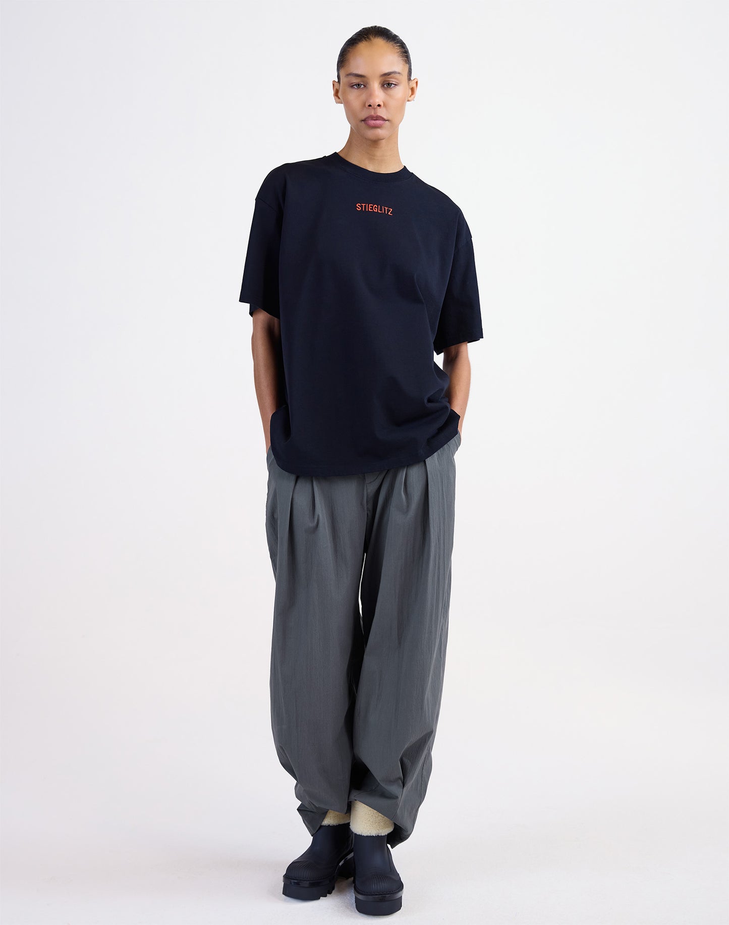 Ceira Oversized T-shirt | Black