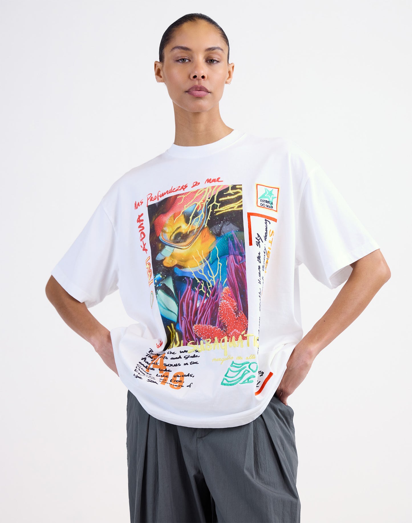Erika Oversized T-shirt | White