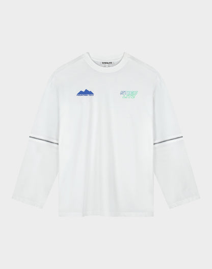 Mare Wide Skate Longsleeve | White
