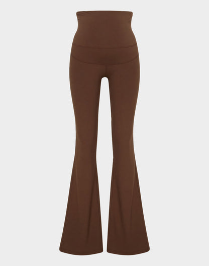 Maternity Flared Legging | Brown