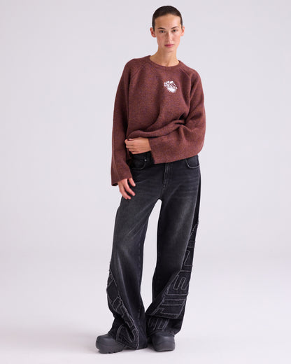 Melicia Jumper | Brown melange