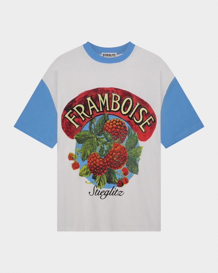 Treasure Room T-shirt Framboise | White