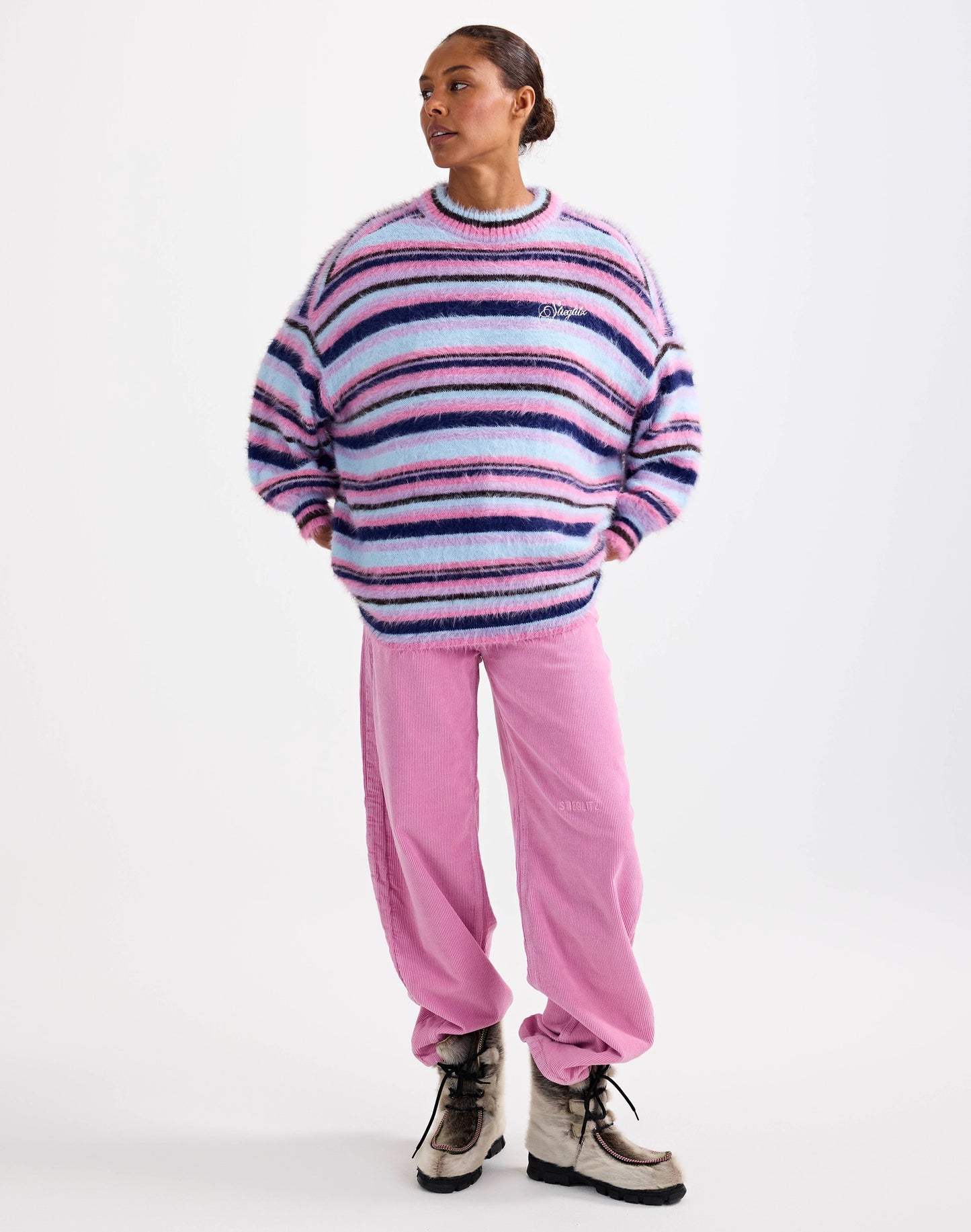 Tonio Knitted Sweater | Purple