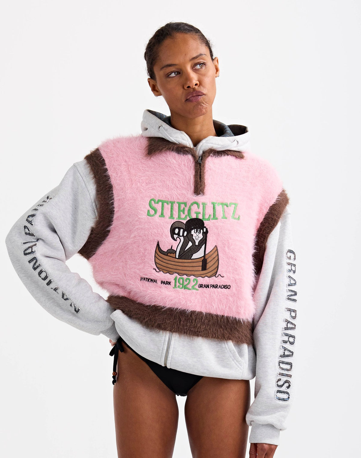 Mio Knitted Spencer | Pink