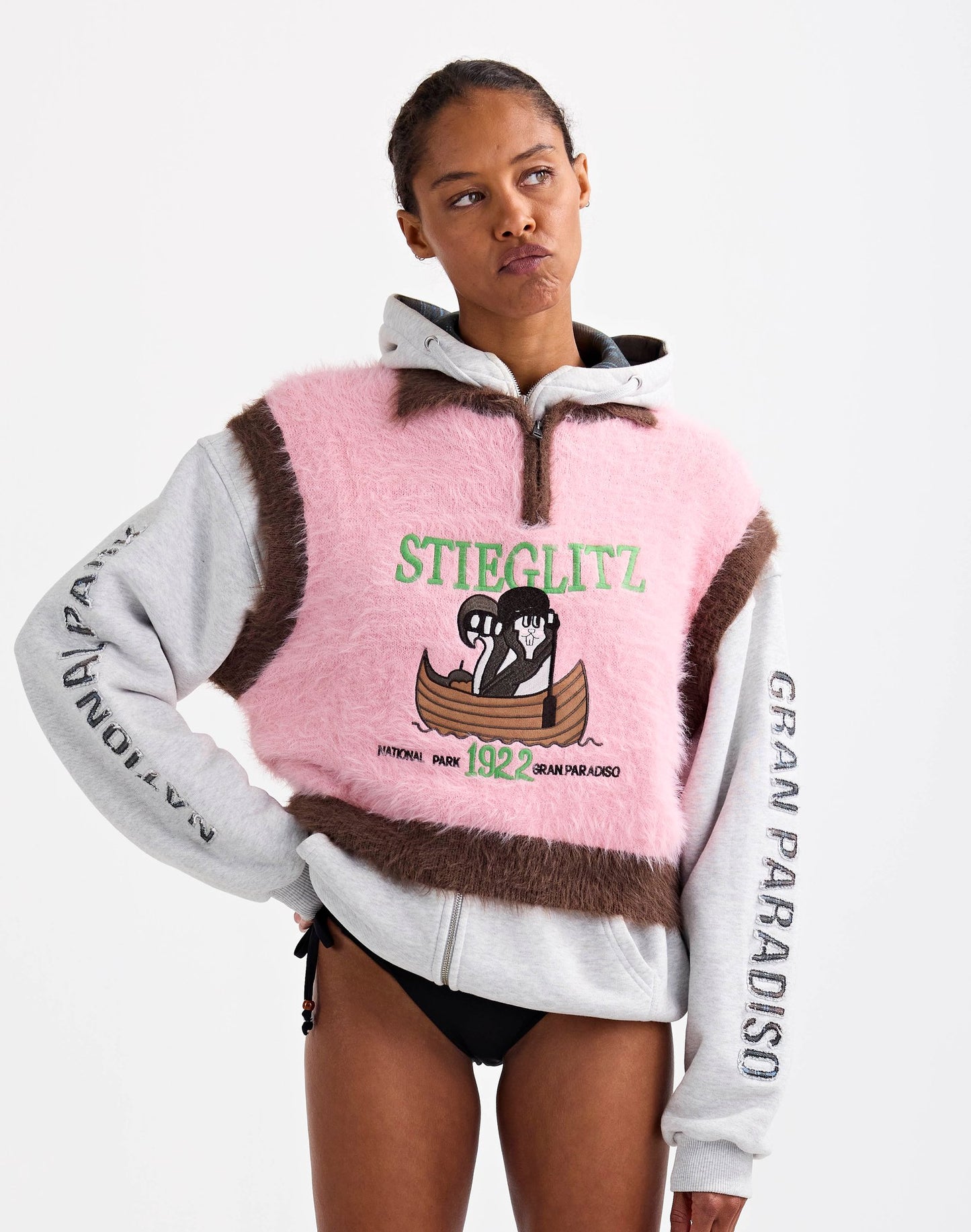 Mio Knitted Spencer | Pink
