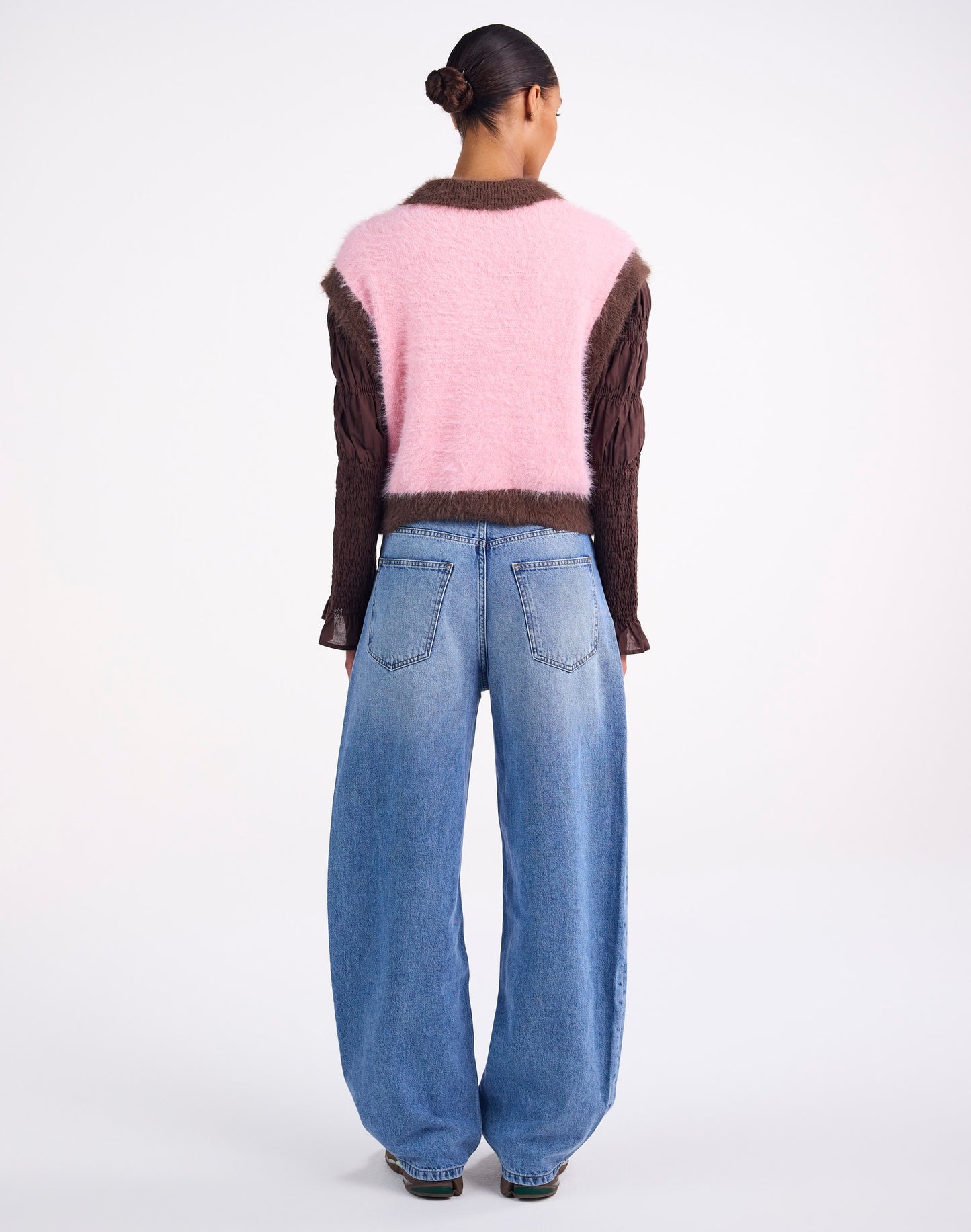 Mio Knitted Spencer | Pink
