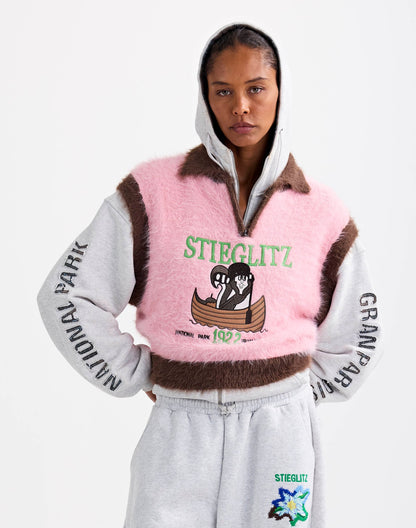 Mio Knitted Spencer | Pink