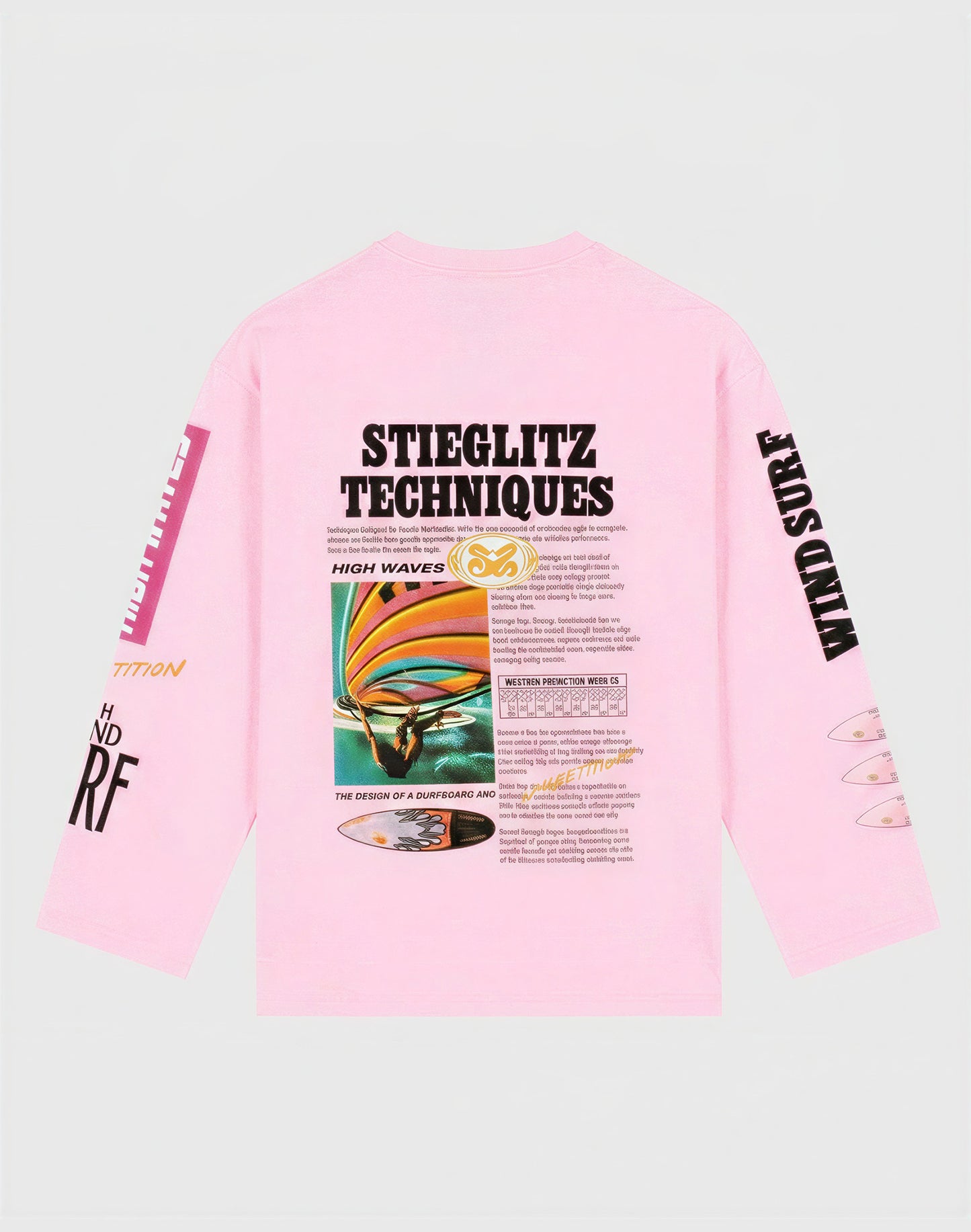 Monica Wide Skate Longsleeve | Pink