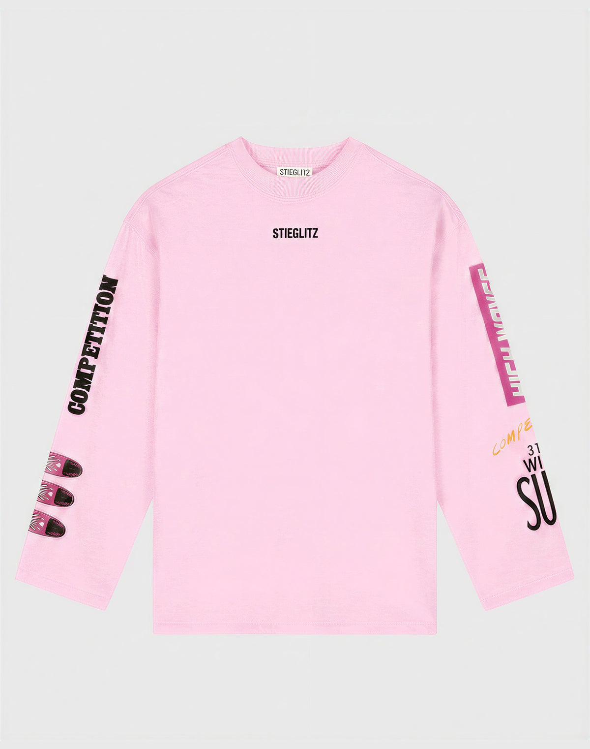 Monica Wide Skate Longsleeve | Pink