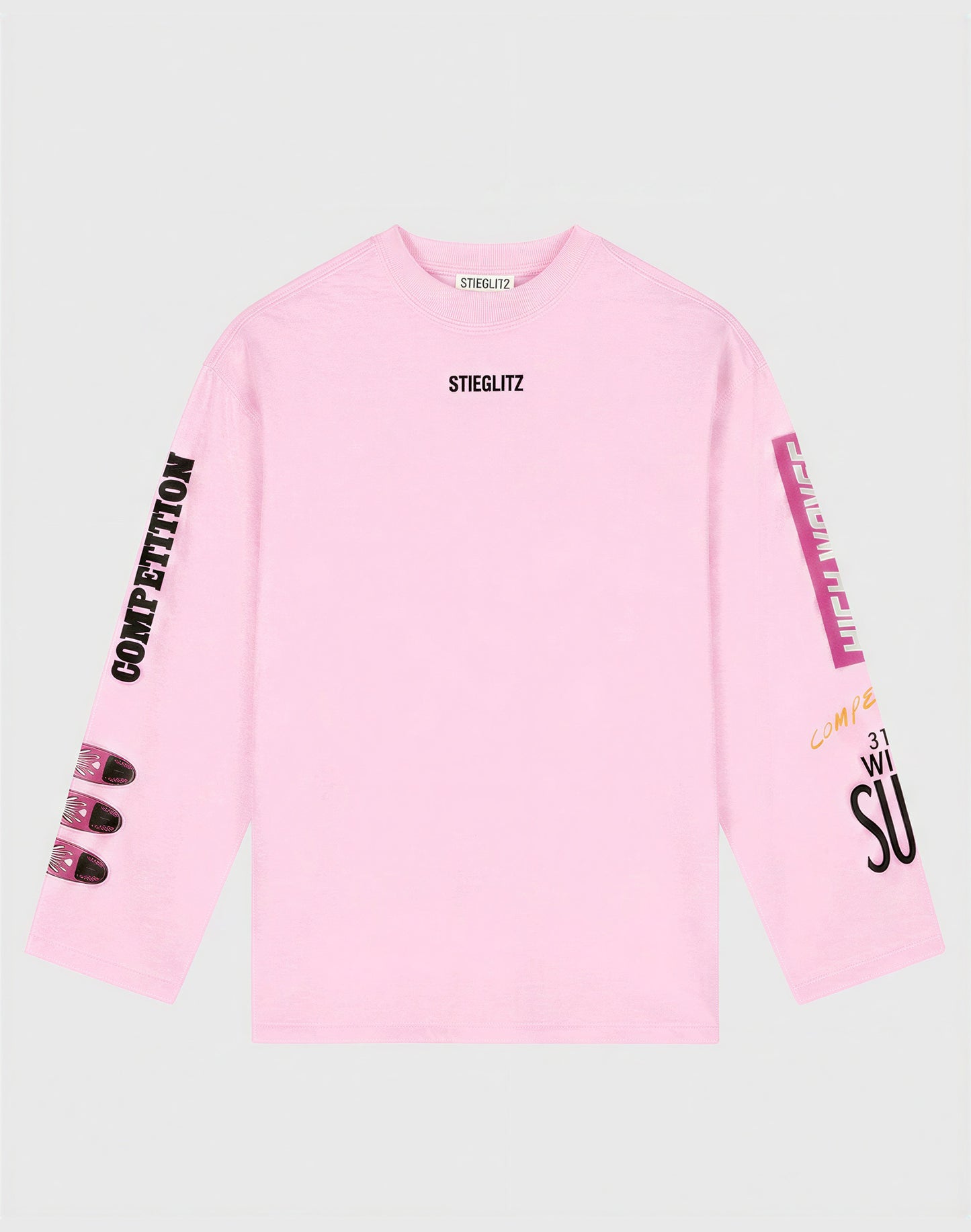 Monica Wide Skate Longsleeve | Pink