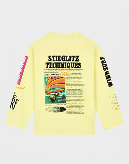 Monica Wide Skate Longsleeve | Yellow