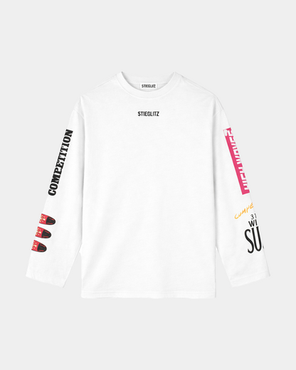 Monica Wide Skate Longsleeve | White