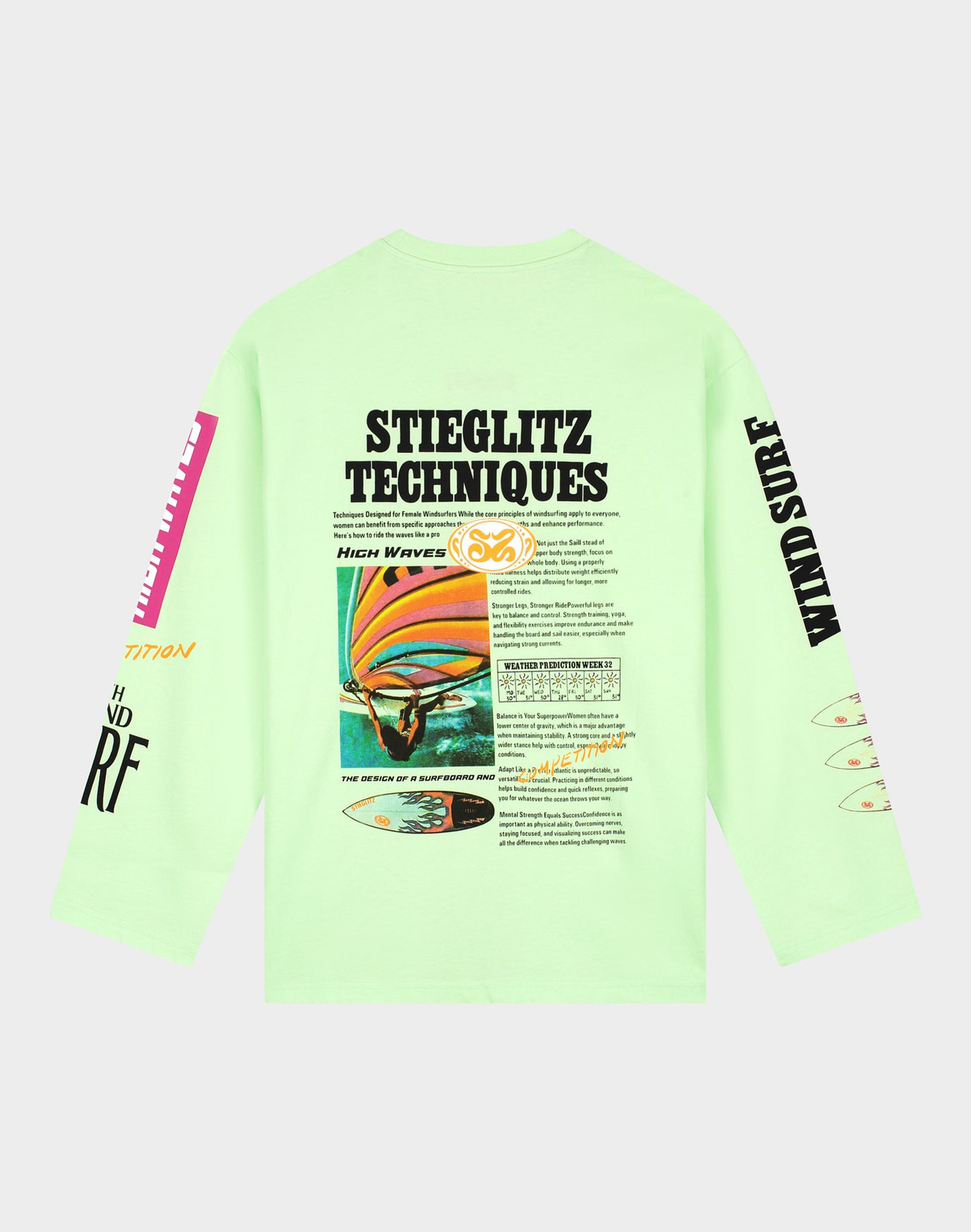 Monica Wide Skate Longsleeve | Green