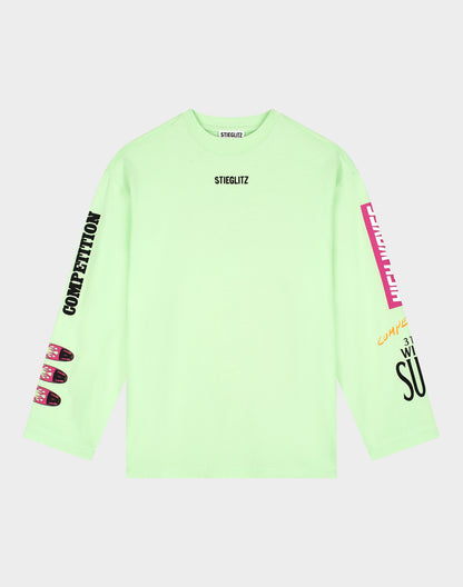 Monica Wide Skate Longsleeve | Green