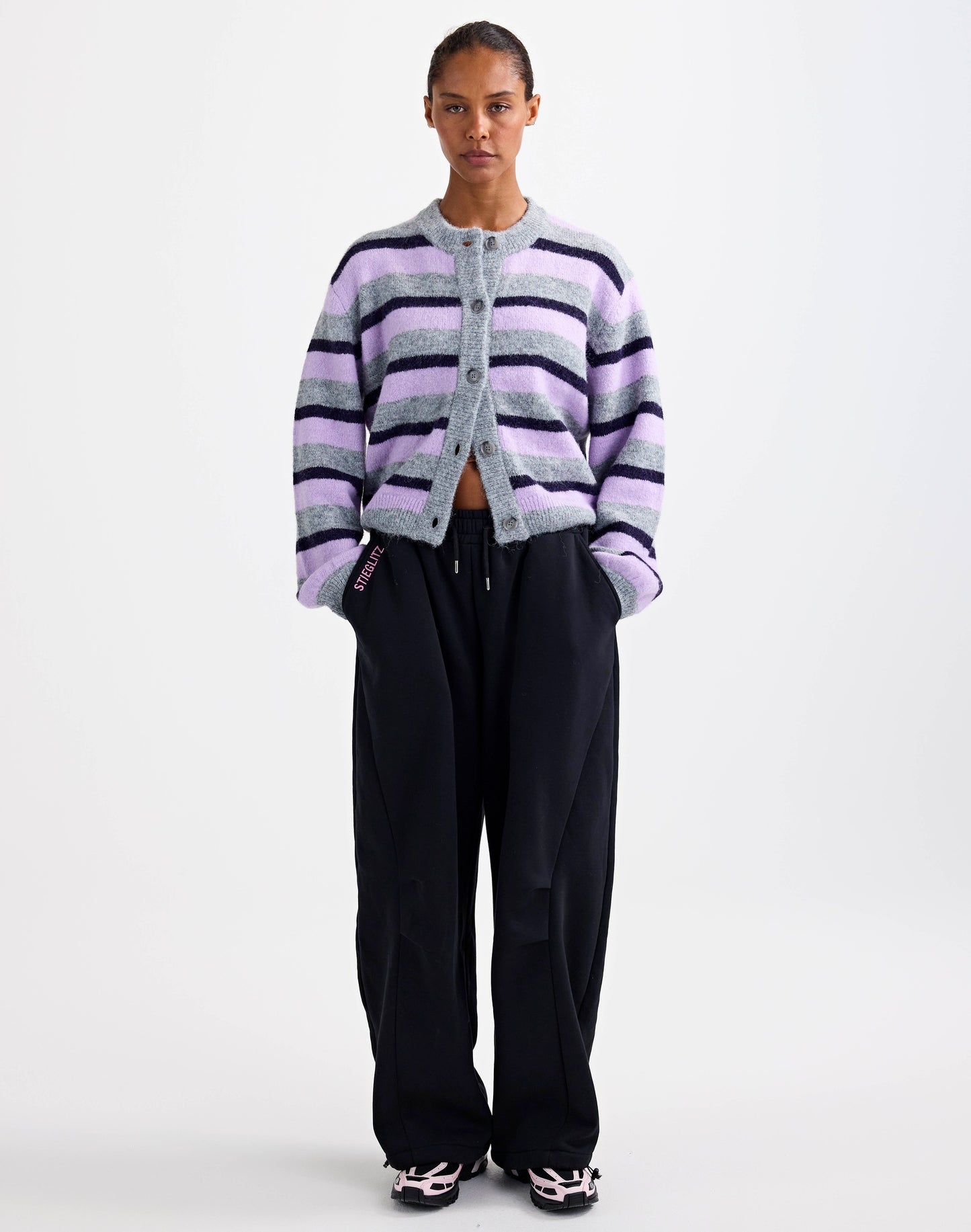 Moya Cardigan | Purple