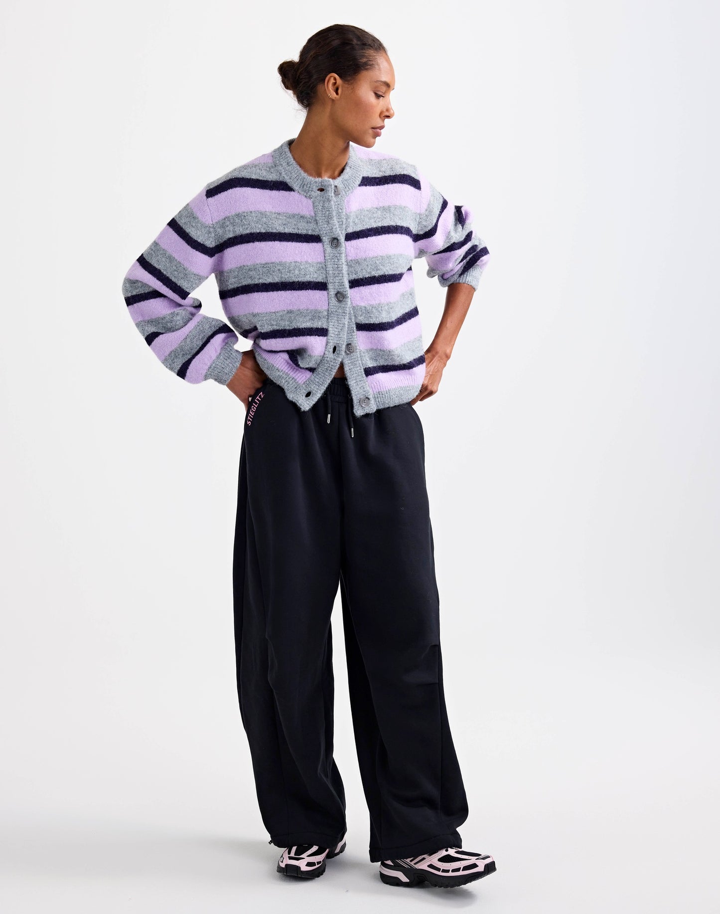 Moya Cardigan | Purple