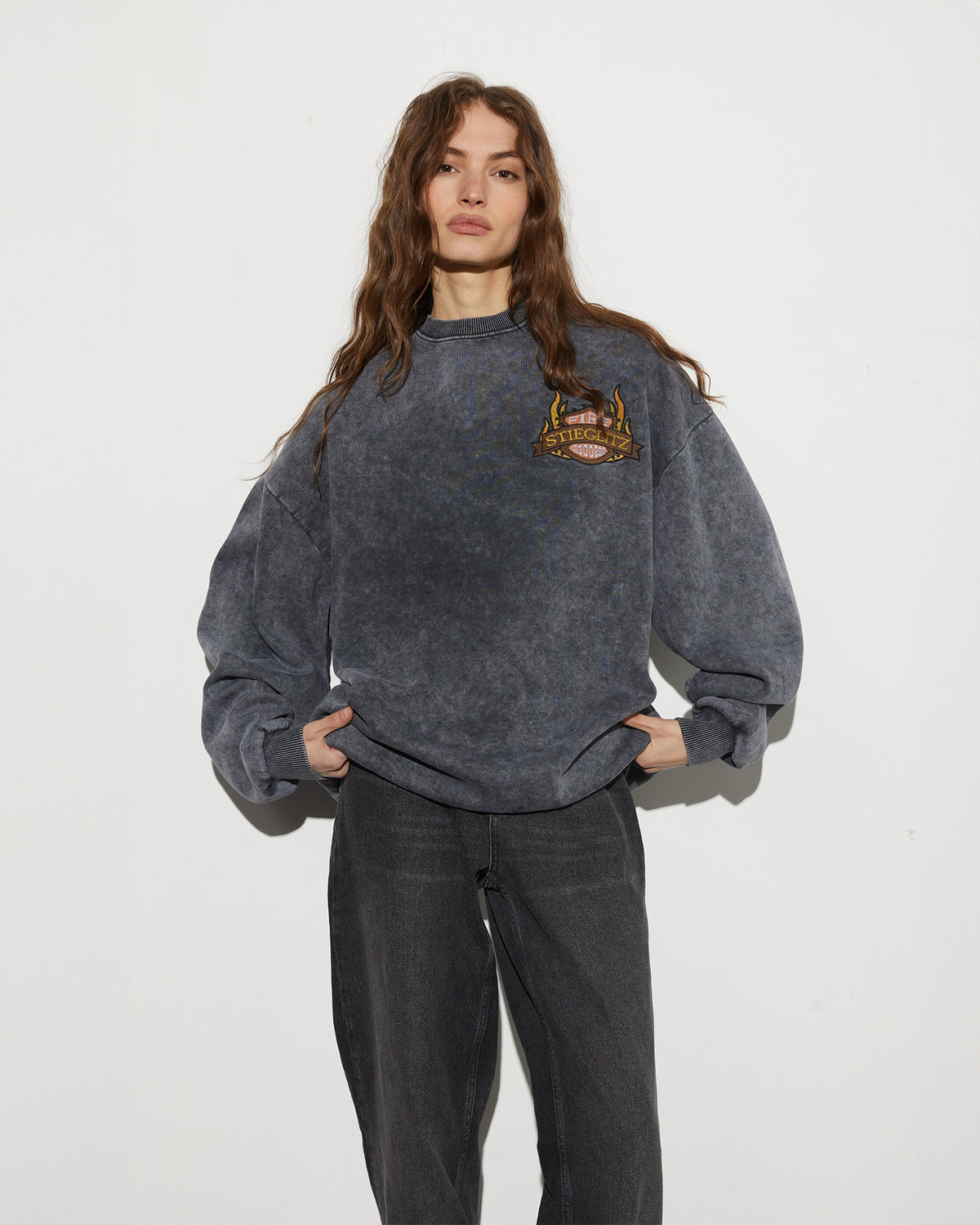 Nina Sweater | Washed grey