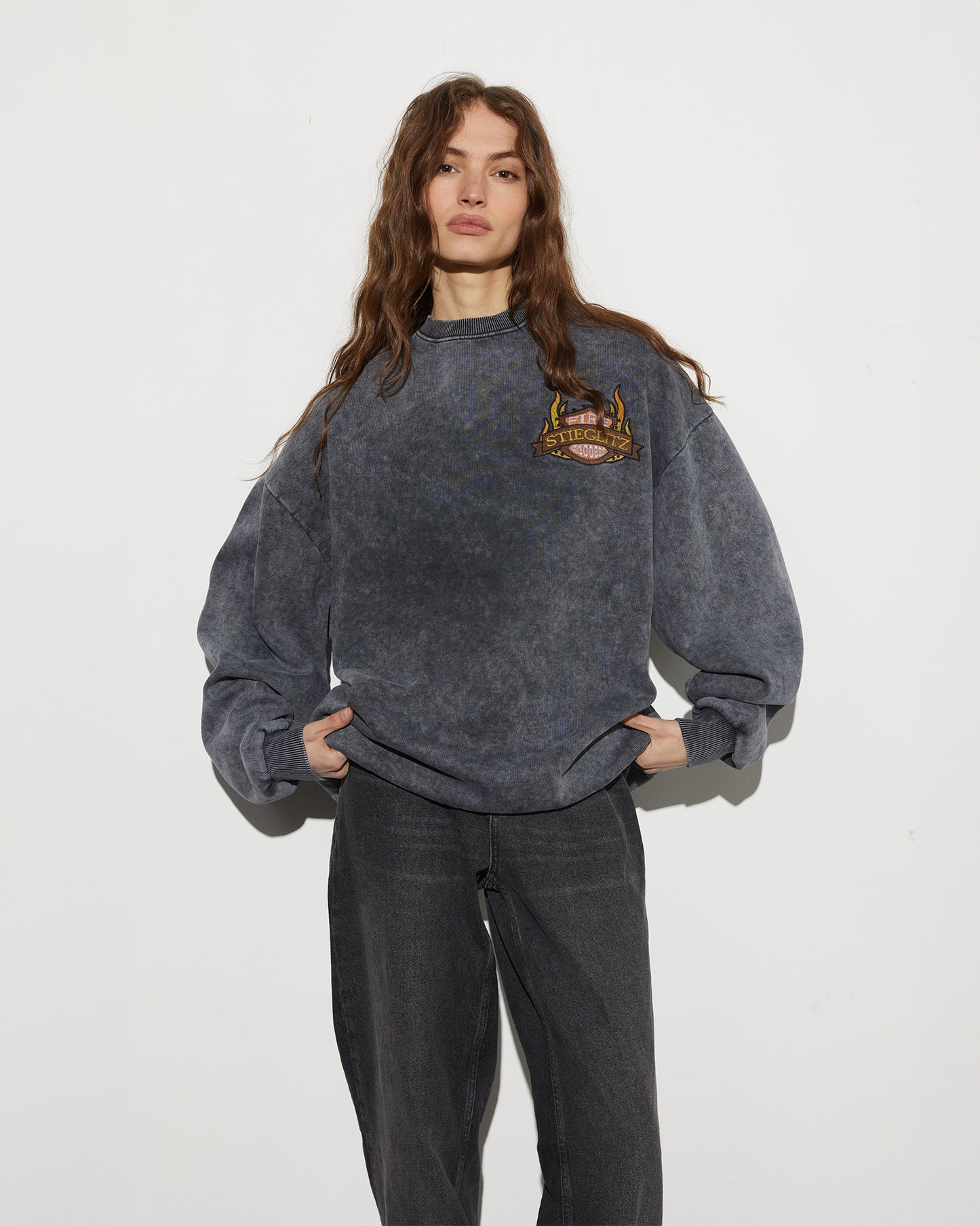 Nina Sweater | Washed grey