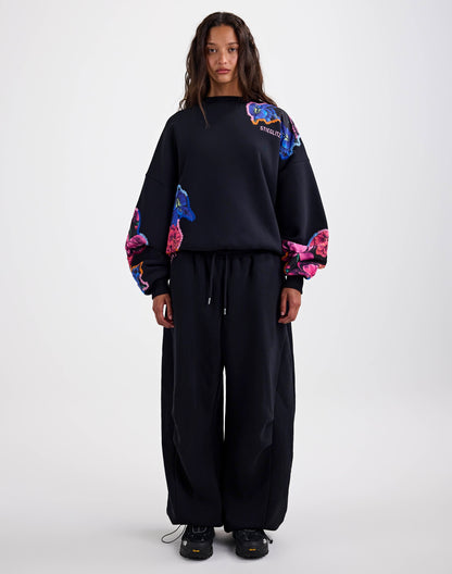 Nero Oversized Sweater | Black