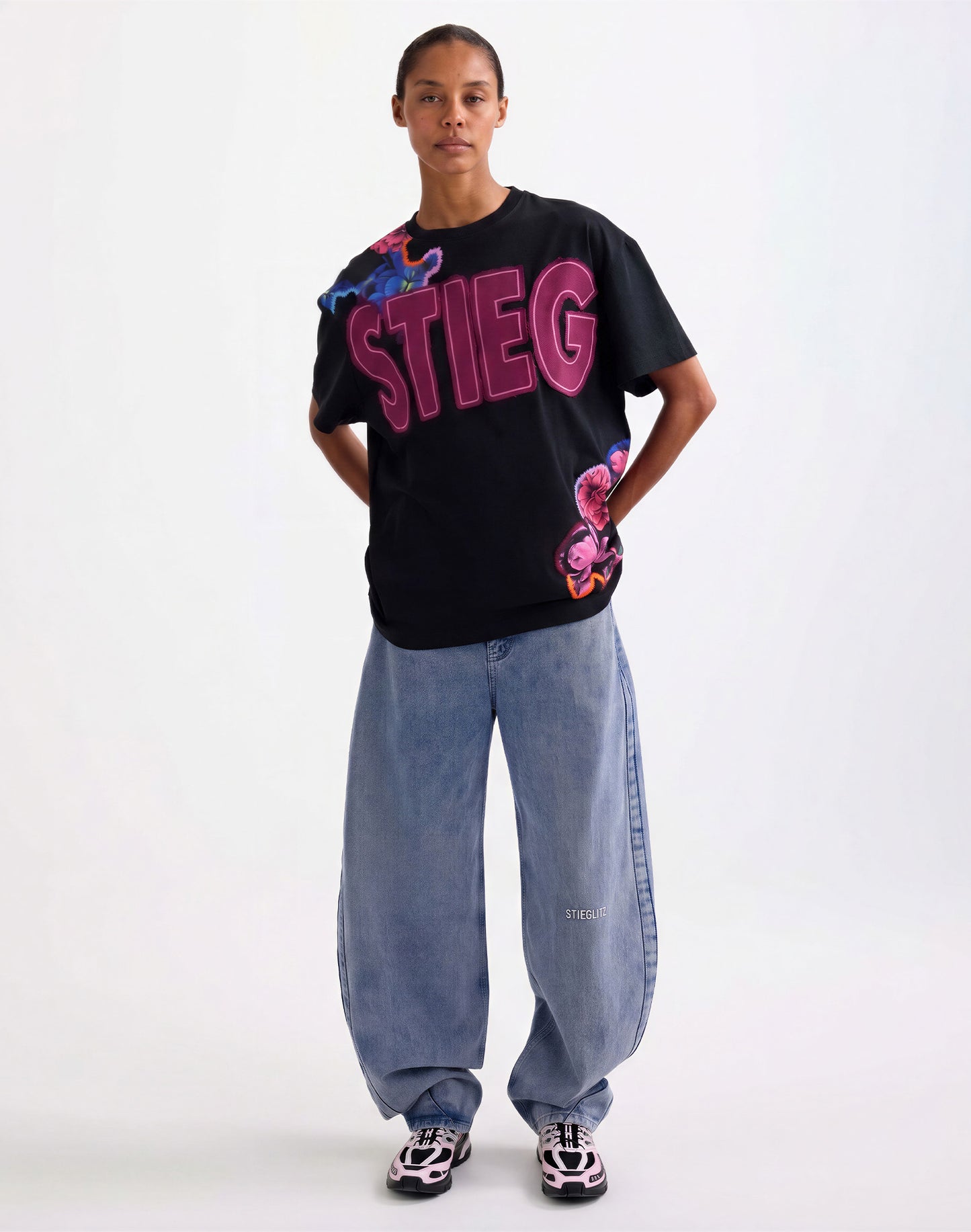 Nero Oversized T-shirt | Black